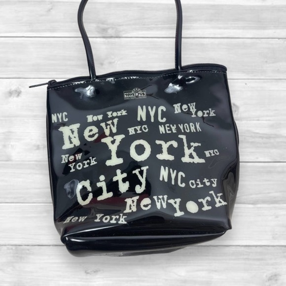 RARE Toys r'‎ Us New York Time Square 100% PVC Tote Bag 2001 - Picture 4 of 6